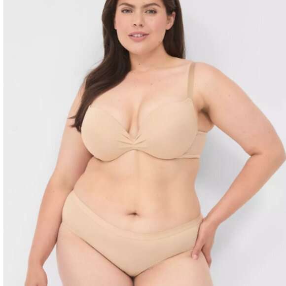 Cacique Lane Bryant NWT Max Boost Plunge Bra Size 36D - Picture 6 of 7